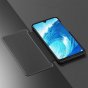 Чехол-книжка MyPads для Samsung Galaxy S10+ Plus SM-G975F с дизайном Clear View Cover с полупрозрачной пластиковой крышкой с зеркальной поверхностью черный