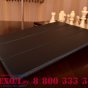 Фирменный умный чехол самый тонкий в мире для планшета iPad Pro 12.9" 2017 / iPad Pro 12.9 2015 "Il Sottile" черный кожаный