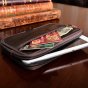 Чехол-сумочка MyPads Borsa Сon Zip на молнии для Honor X30 с отделениями для различных повседневных мелочей, из качественной импортной эко-кожи коричневый