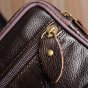 Чехол-сумочка MyPads Borsa Сon Zip на молнии для Honor X30 с отделениями для различных повседневных мелочей, из качественной импортной эко-кожи коричневый