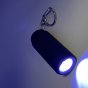 Портативный карманный светодиодный брелок-мини-фонарик с зарядом от USB порта и с кольцом для ключей MyPads A108998