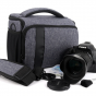 Сетчатая тканевая наплечная сумка MyPads TC-1810 для фотоаппарата Canon с отделением для дополнительных аксессуаров