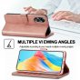 Кожаный книжный чехол LCIMEEKE / MyPads для OPPO Reno 8T 4G с визитницей из экокожи