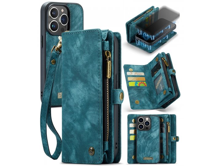 CaseMe Кошелек-чехол для iPhone 14 Pro Max MyPads - стильный дизайн, магнитное соединение, множественная защит..