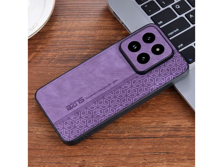 Защитный кожаный чехол MyPads для Xiaomi 14 Pro (Сяоми 14 Про, Ксиаоми 14 Про) стильный и прочный..