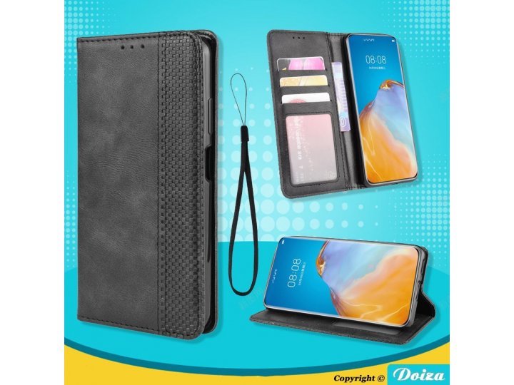 Чехол MyPads для Infinix Smart 3 Plus с карманом для карт, черный..