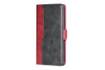 Чехол-книжка MyPads для
 TCL 40R / ТСЛ 40 R 5G,смешать два цвета (черный + красный)