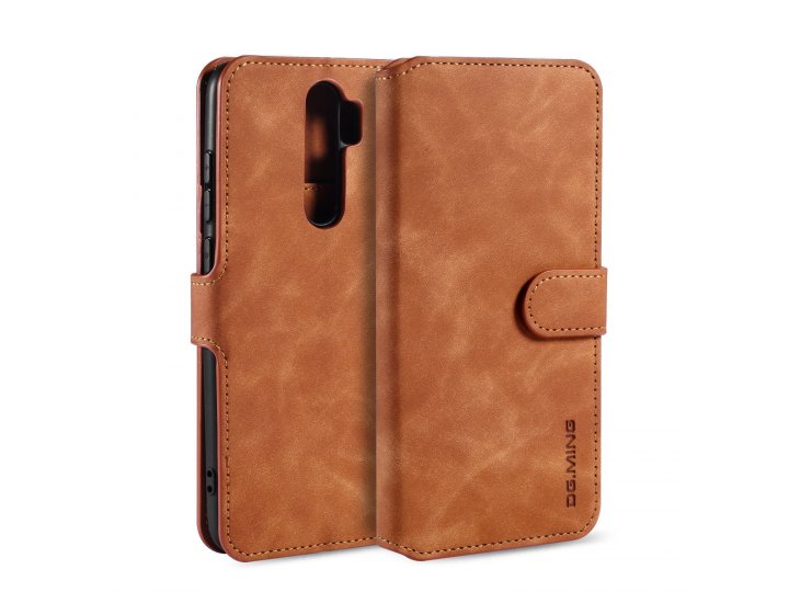Кожаный чехол с визитницей из экокожи MyPads для Redmi Note 8 Pro (Редми Ноут 8 Про)..