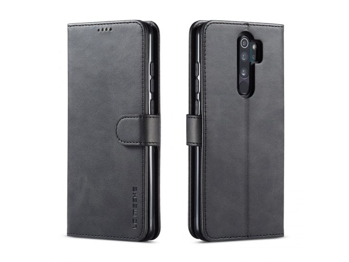 Кожаный книжка чехол LCIMEEKE / MyPads для Xiaomi Redmi Note 8 Pro (Редми Нот 8 Про) с визитницей из экокожи..