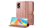 Кожаный книжный чехол LCIMEEKE / MyPads для OPPO Reno 8T 4G с визитницей из экокожи