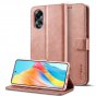 Кожаный книжный чехол LCIMEEKE / MyPads для OPPO Reno 8T 4G с визитницей из экокожи