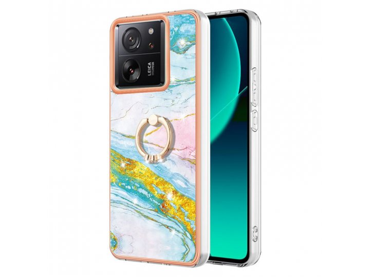 Блестящий чехол MyPads для Xiaomi 13T/Xiaomi 13T Pro - мраморный..