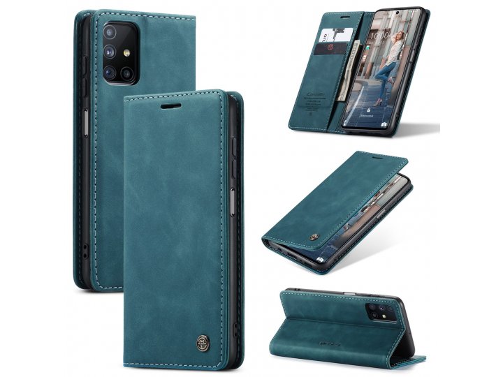 Кожаный чехол MyPads для Samsung Galaxy M51..
