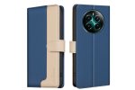 Чехол книжка MyPads для Realme 12+ (Реалми 12+) с RFID защитой, в виде бумажника, блокировка