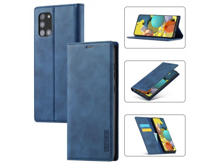 Кожаный книжка чехол LCIMEEKE / MyPads для Samsung Galaxy A51 4G M40S / Самсунг A51 4G M40S с магнитным против..