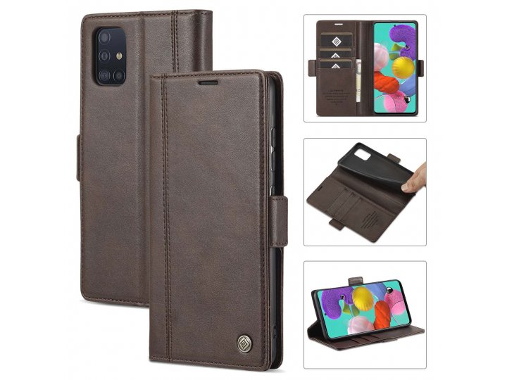Кожаный книжка чехол LCIMEEKE / MyPads для Samsung Galaxy A51 4G M40S..