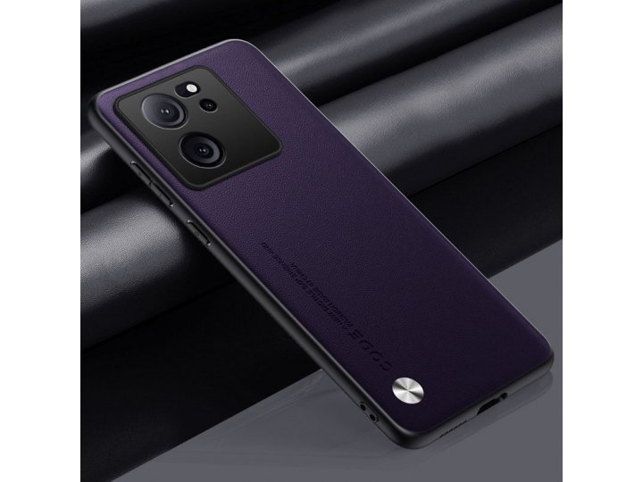 Жесткий чехол MyPads для Xiaomi 13T Pro (Пурпурный, Фиалка)..