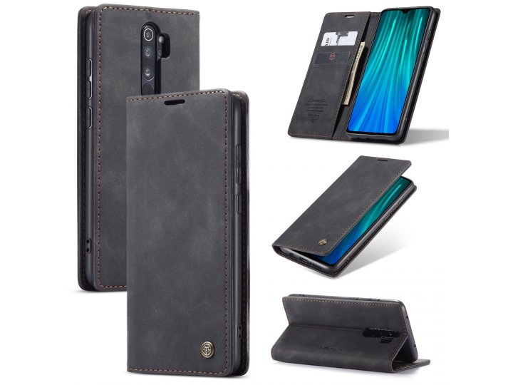 Кожаный чехол MyPads для Xiaomi Redmi Note 8 Pro с визитницей..