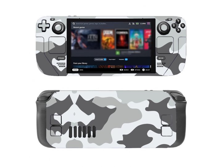 Виниловая защитная пленка MyPads для Steam Deck с наклейками..