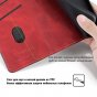 Чехол-книжка MyPads для
 Infinix Smart 6 Plus / Инфиникс Смарт 6 Плюс,смешать два цвета (черный + красный)