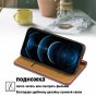 Чехол-книжка MyPads для Samsung Galaxy M51 / Самсунг М51,коричневый