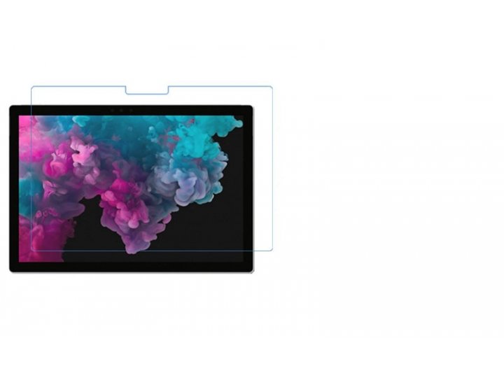 Фирменная оригинальная защитная пленка для планшета  Microsoft Surface Pro 7/ Surface 7+ Plus (2021) глянцевая..