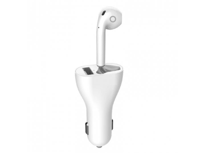 Bluetooth-гарнитура автомобильная зарядка 2 в 1 MyPads M146-215 в прикуриватель с USB c разъемом ..