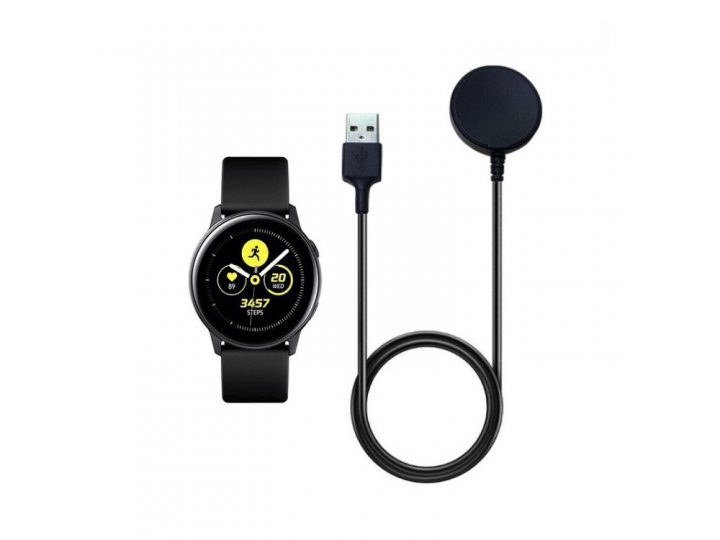 Фирменное USB беспроводное зарядное устройство кабель док-станция база для умных смарт-часов Samsung Galaxy Wa..