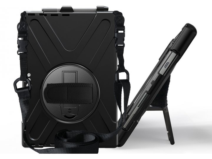 Противоударный чехол-бампер с усиленной защитой углов и необычным экстремальным дизайном для Microsoft Surface..