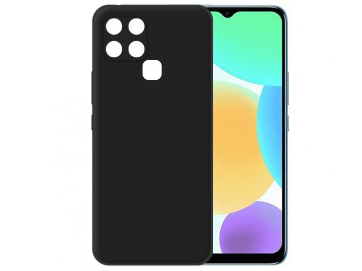 Задняя панель-чехол-накладка MyPads Morbido для Infinix Smart 6 / Smart 6 Plus ультра-тонкая полимерная из мяг..