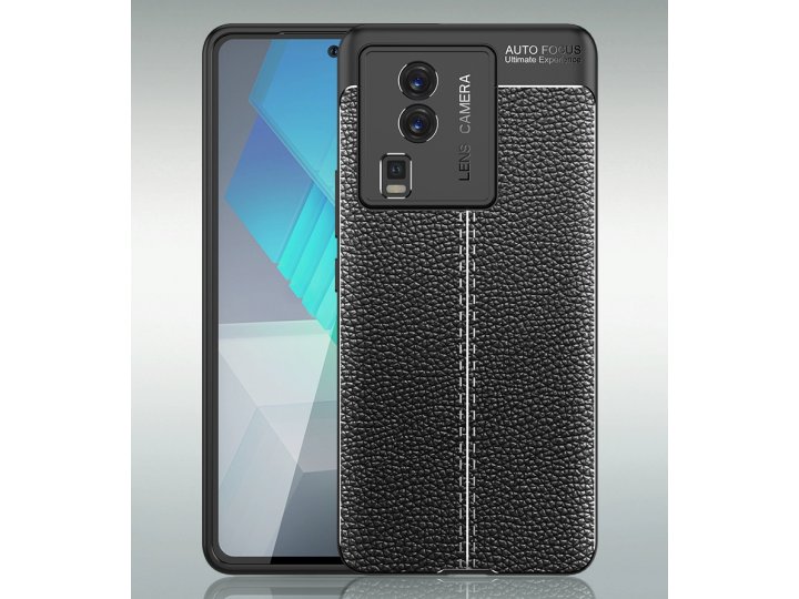 Чехол бампер накладка MyPads «Pelle Morbida» на Vivo iQOO Neo 7 \ Vivo IQOO Neo 7 SE из качественного износост..